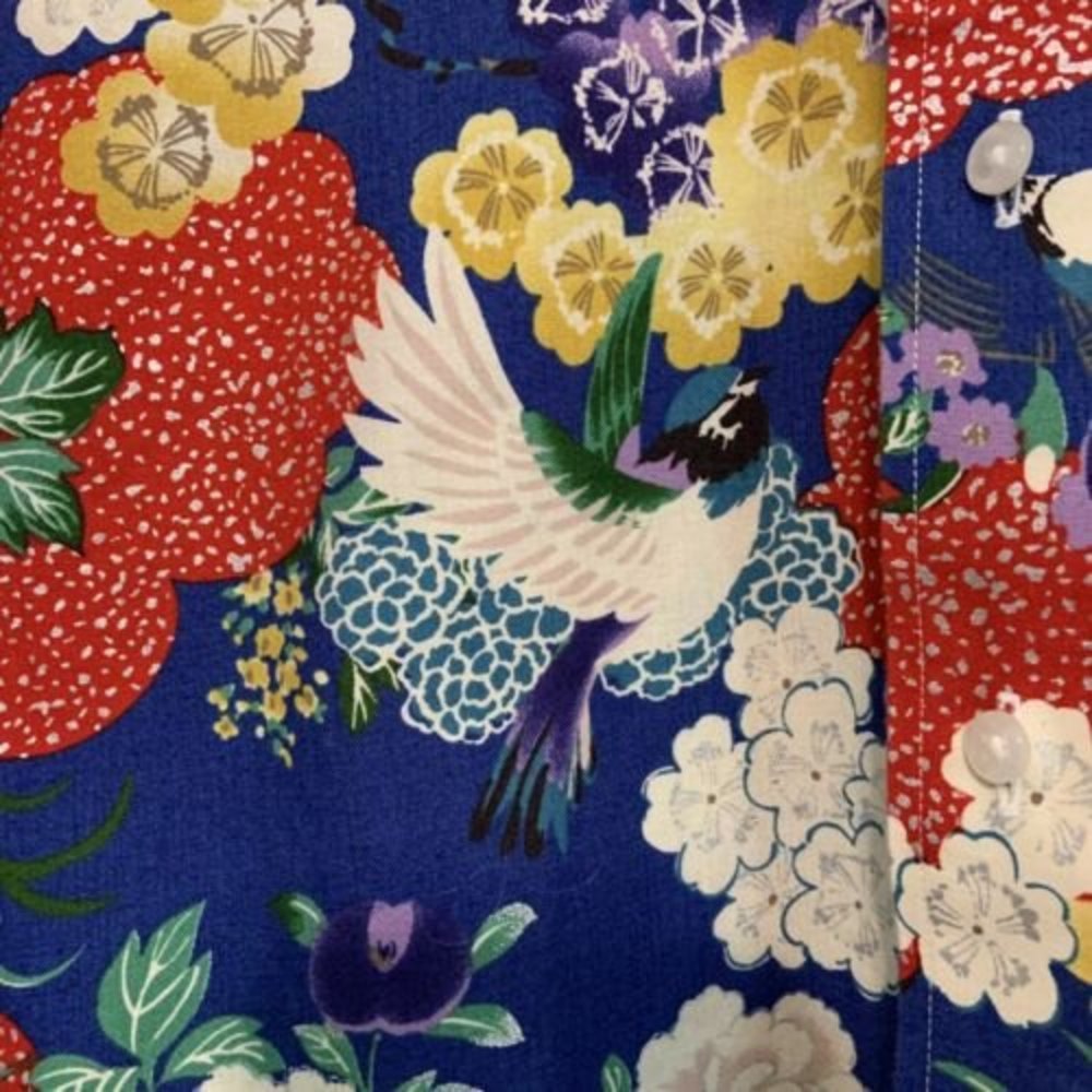 Original Stitch Mens Size L Long Sleeve Cotton Japan Button Up Multicolor - Picture 5 of 12